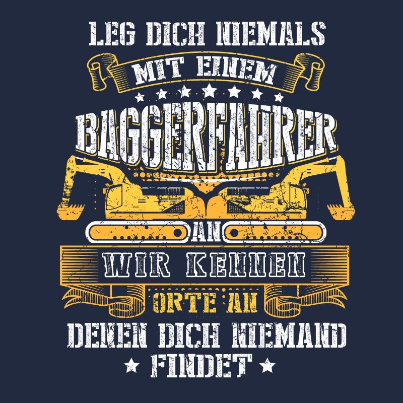 Bagger Baggerfahrer Bauarbeiter Geschenk