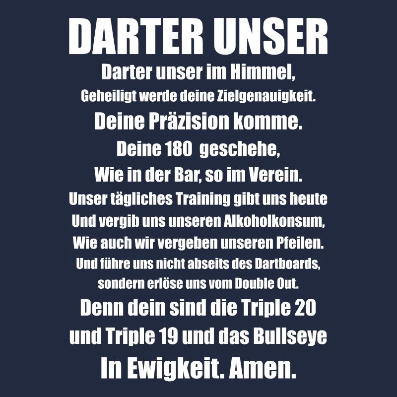 Dart Darts Spruch Geschenk