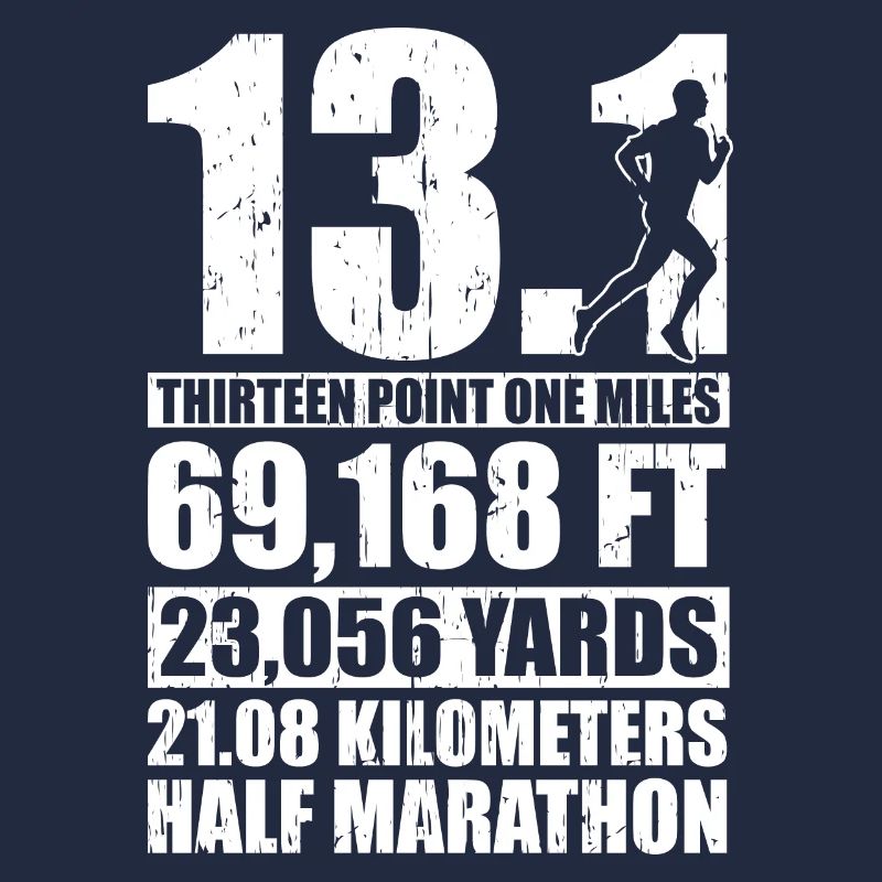 Halbmarathon 13,1 Meilen