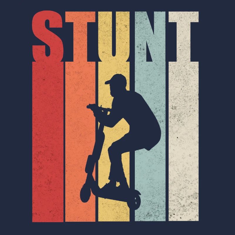 Stunt Scooter Roller Rollerfahrer Geschenk