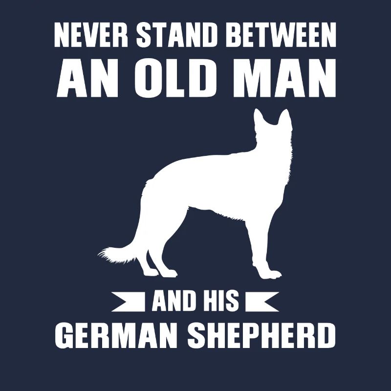 Deutscher Schäferhund Alter Mann Deutscher