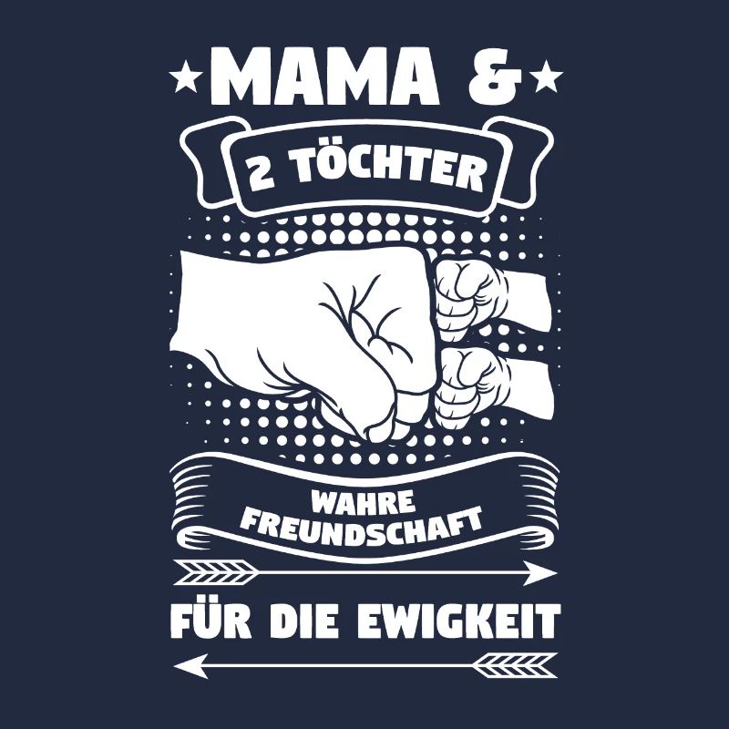 Mama 2 Töchter Töchter Geschenk