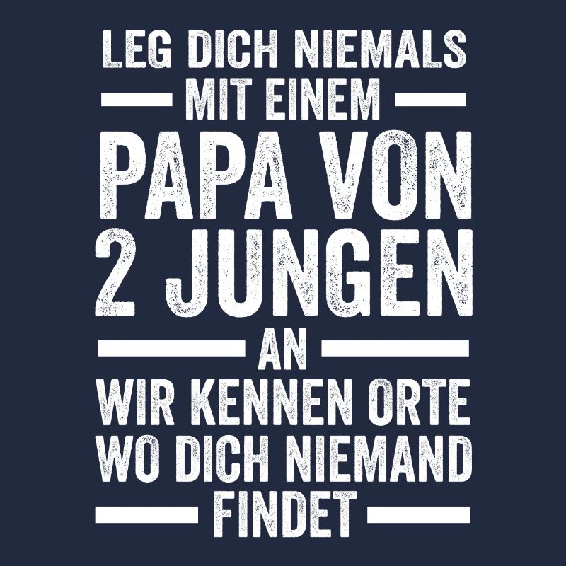 Papa 2 Söhne Papa von 2 Jungs Geschenk