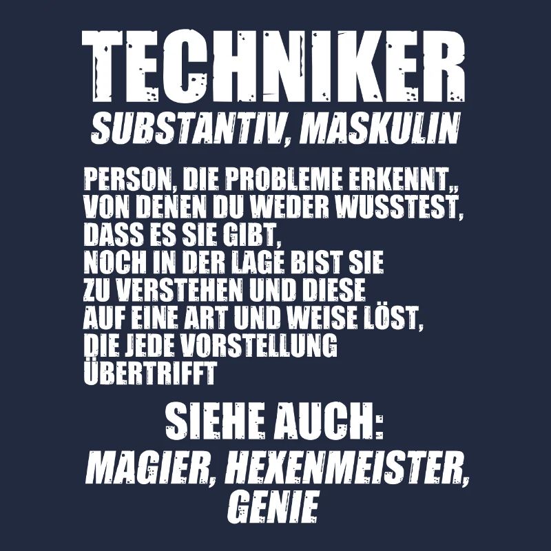Techniker Beruf Technik Geschenk