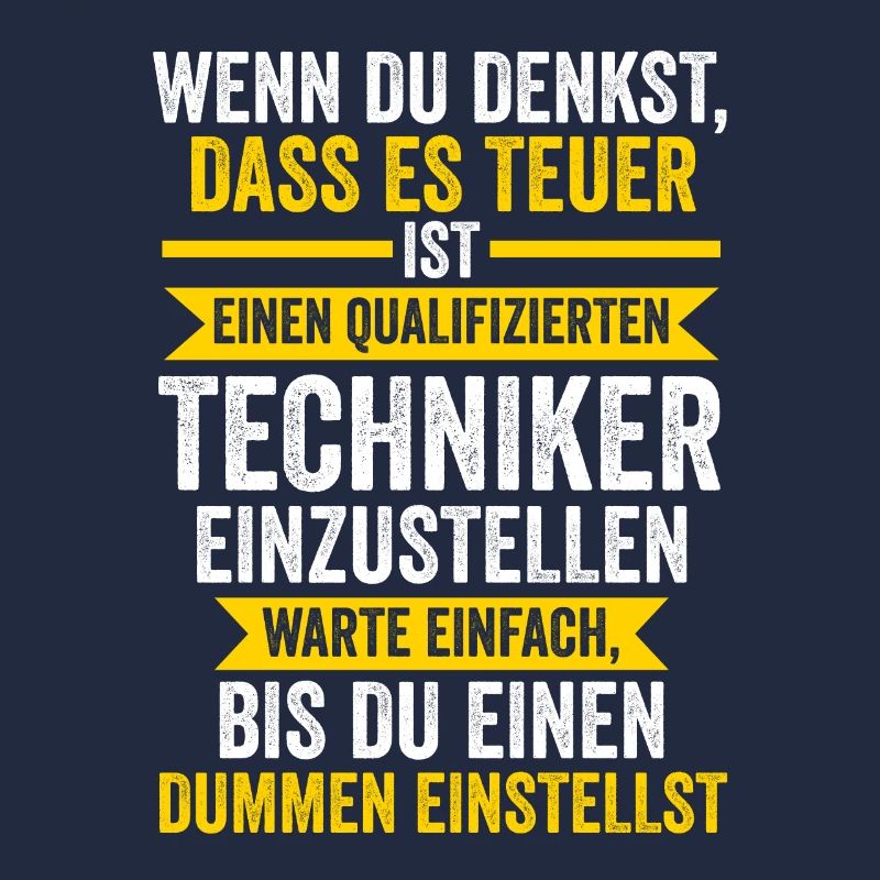 Techniker Beruf Technik Geschenk