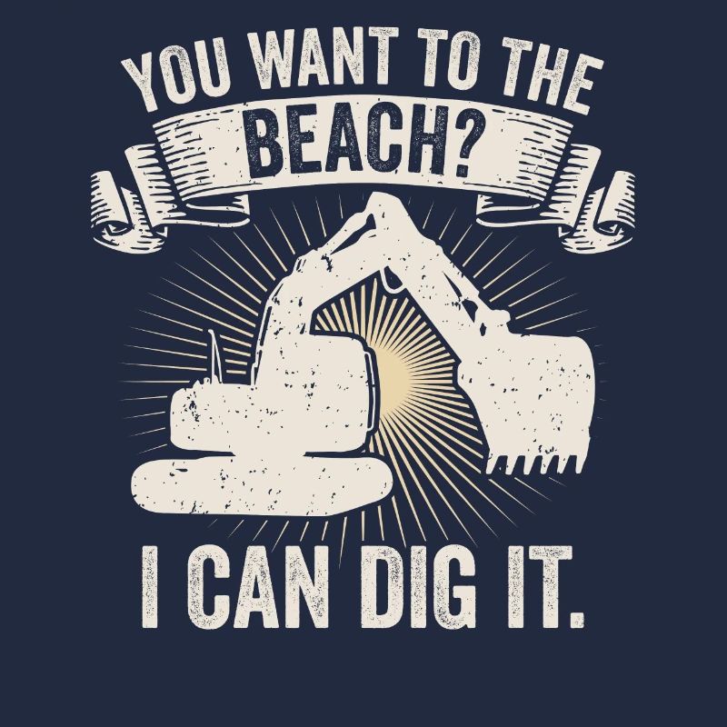 Retro Excavator Slogan Excavator Driver Construction Site