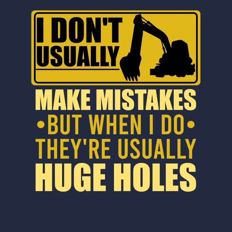 Retro Bagger Spruch Baggerfahrer Baustelle