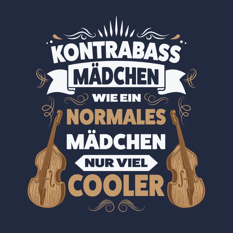 Kontrabass Mädchen Kontrabass Mädchen Geschenk