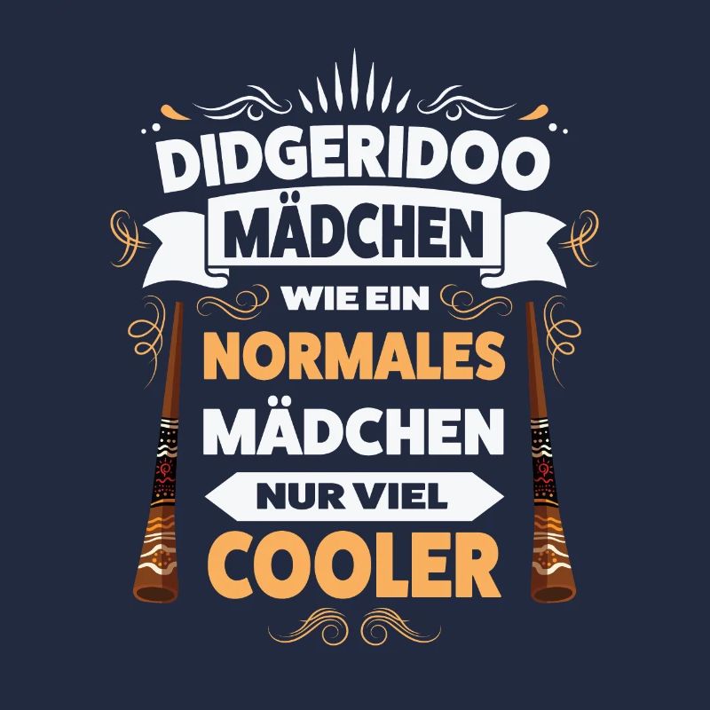 Didgeridoo Mädchen Didgeridoo-Spielerin Geschenk