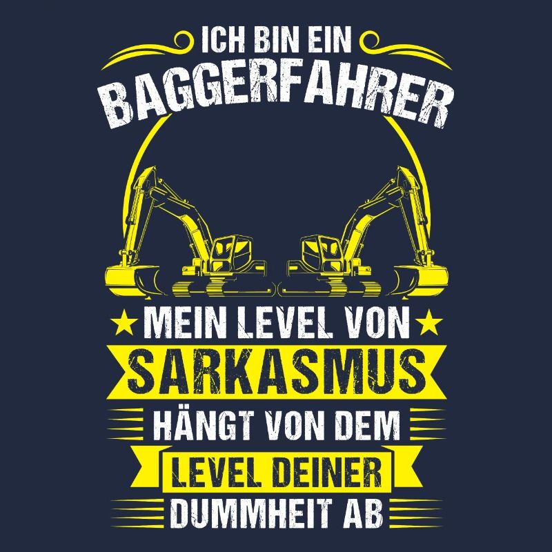 Baggerfahrer Beruf Bagger-Fahrer Geschenk
