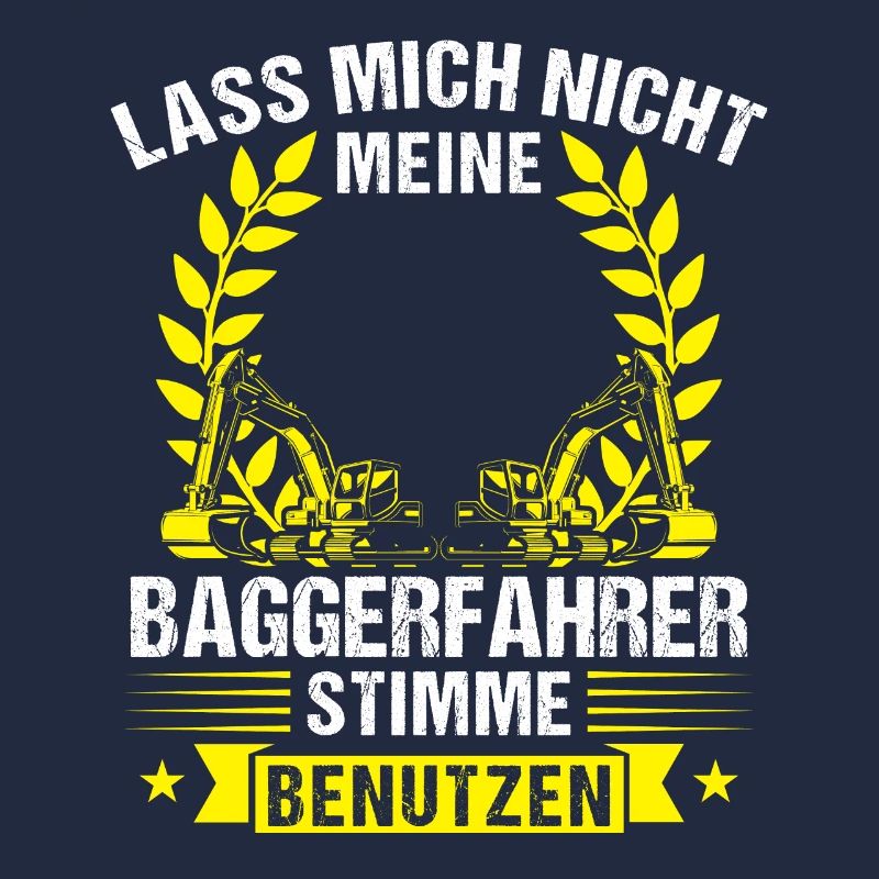 Baggerfahrer Beruf Bauarbeiter Geschenk