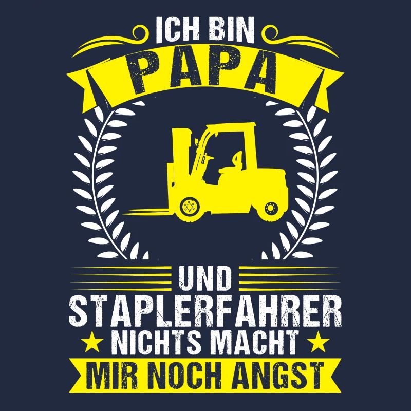 Staplerfahrer Papa Gabelstapler Geschenk