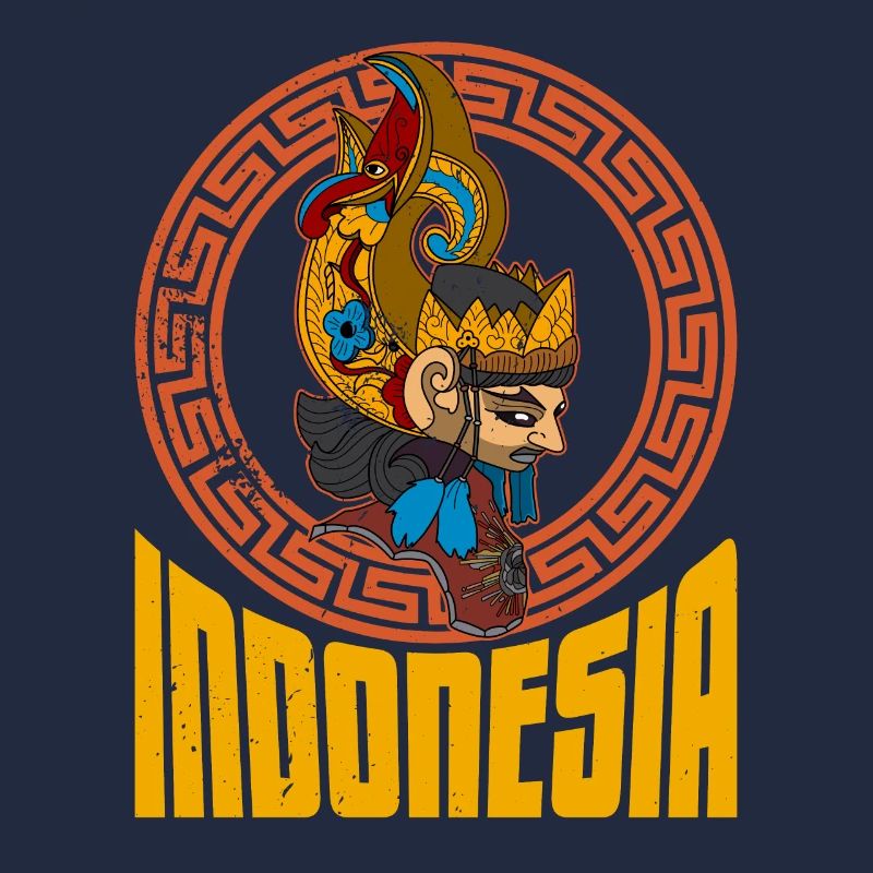 Bali Wayang Marionette Java Indonesien Reise