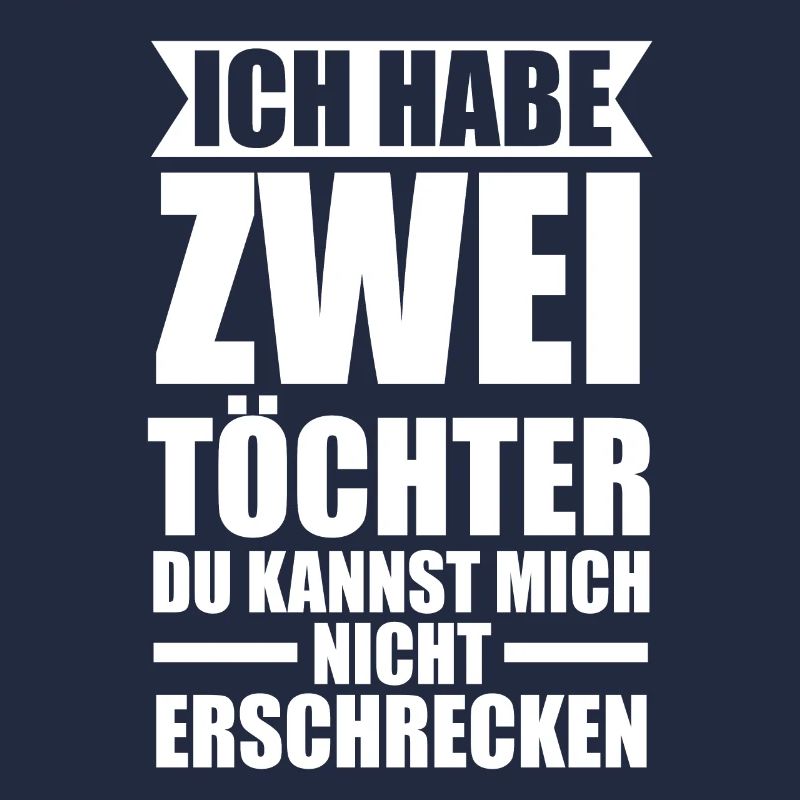 2 Töchter Familie Papa von 2 Töchter Geschenk