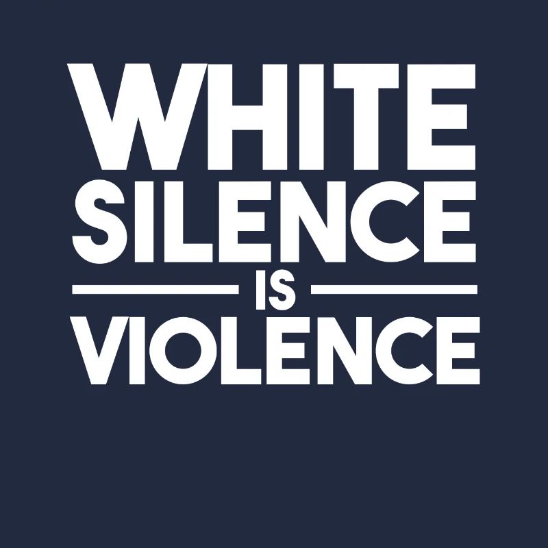 Le silence blanc est la violence La vie noire compte
