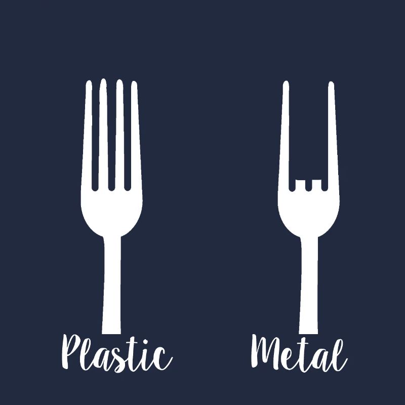 Plastic Metal Heavy Metal Fork Fork Forks