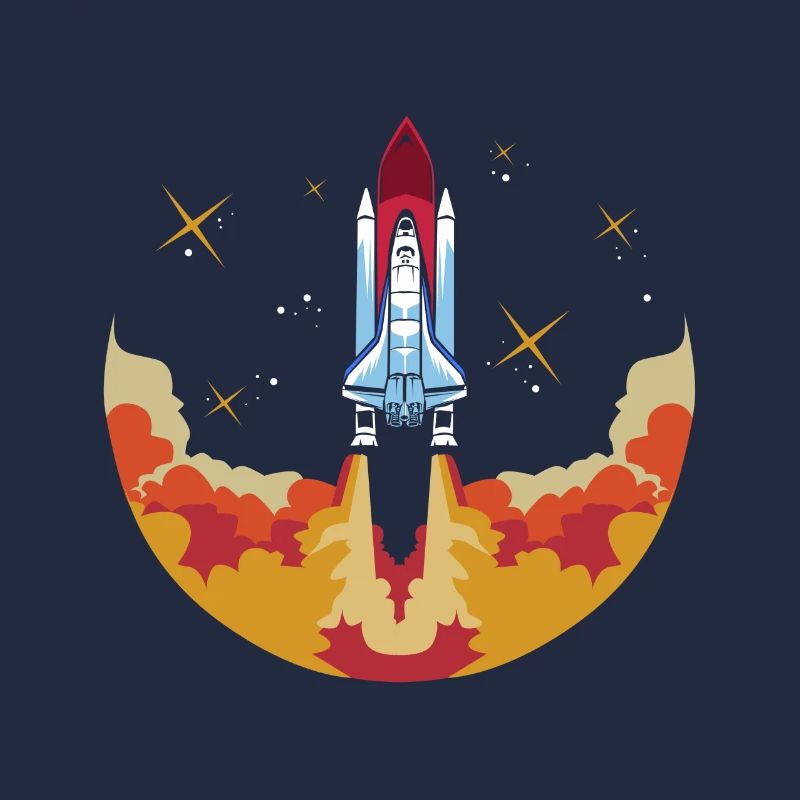 Astronaute de lancement de la navette spatiale