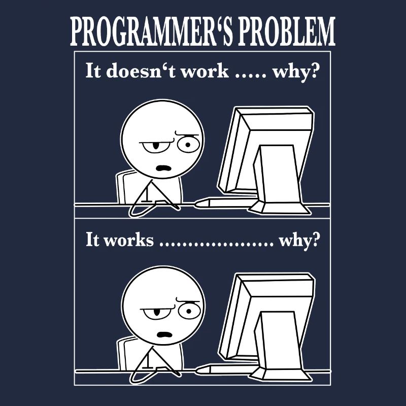 Programmeur Computer Scientist Funny Cartoon T-Shir