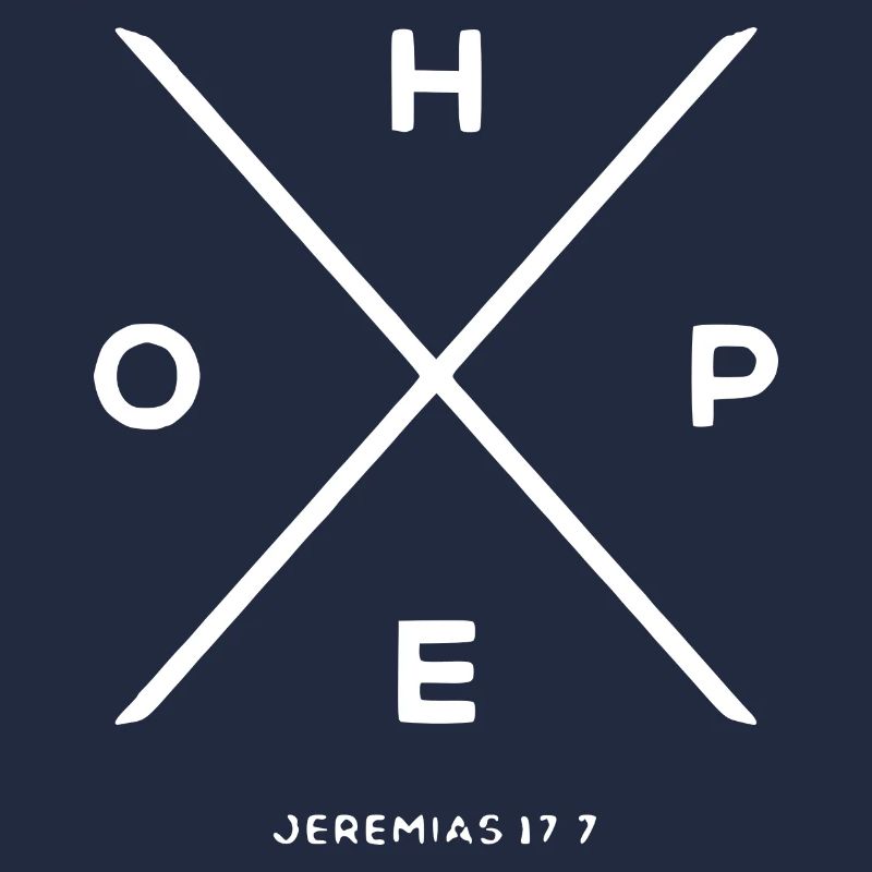Hope Cross Modern Religious Glaube Jesus Bibel