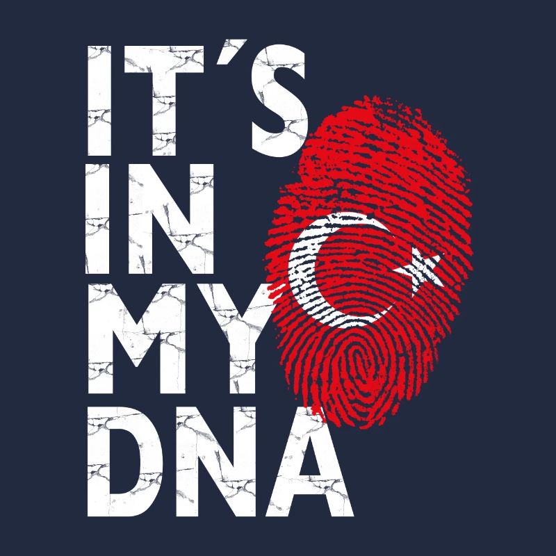 C'est dans mon ADN Tshirt Drapeau de la Turquie pour les Turcs