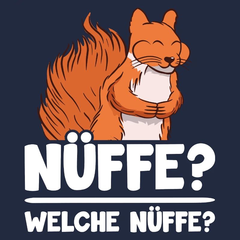 Nüffe? welche Nüffe? witziges Eichhörnchen