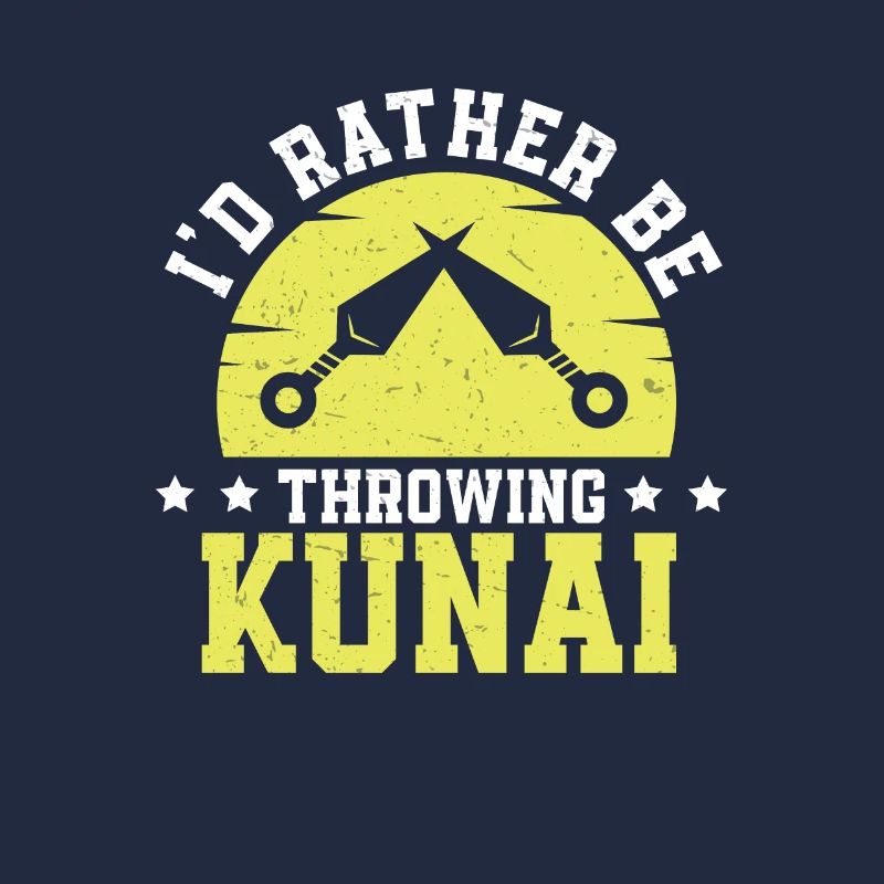 I'd Rather Be Throwing Kunai Couteau à lancer