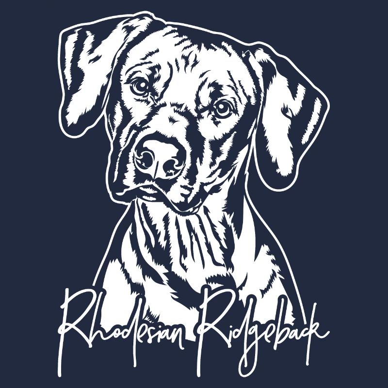 RHODESIAN RIDGEBACK Dog Portrait Wilsigns