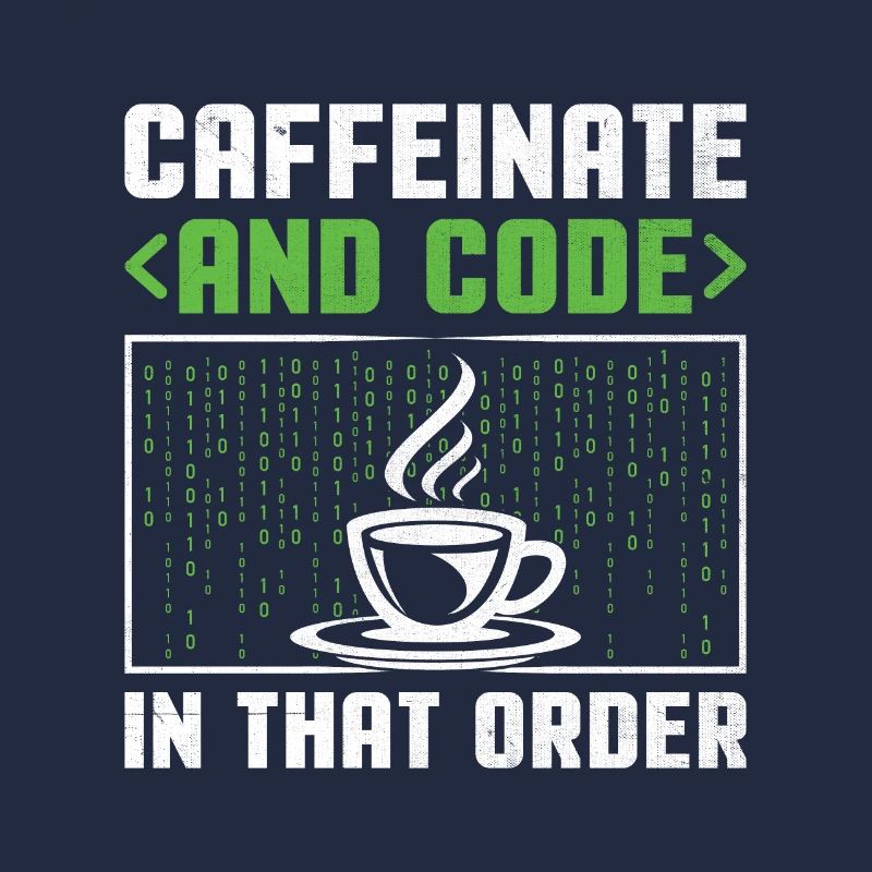Kaffee-Codierung Programmierer Programmierer Entwickler Nerd Coff