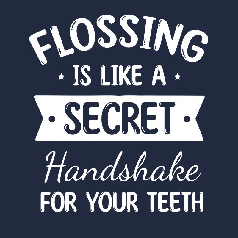 L’utilisation du fil dentaire est comme une poignée de main secrète pour vos dents