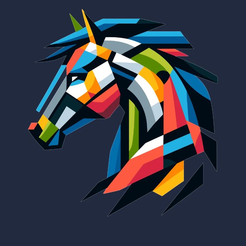 Cheval abstrait cheval