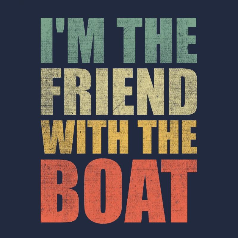 Ich bin der Freund mit dem Boot Paddelboot