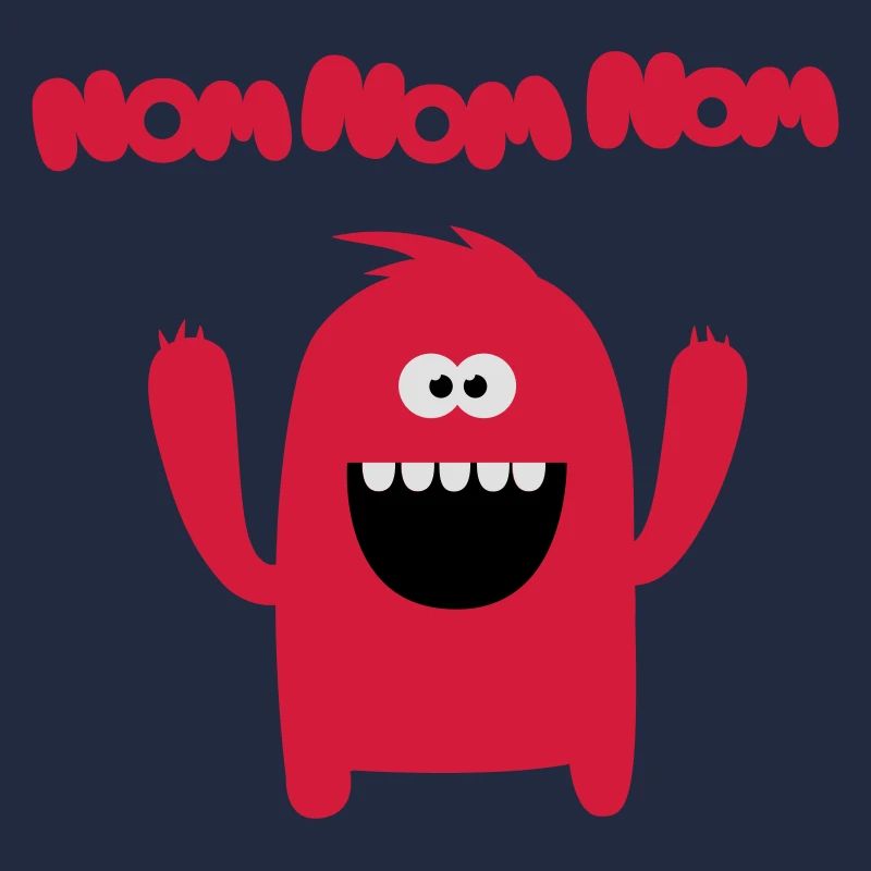 Om nom nom nom - monstre
