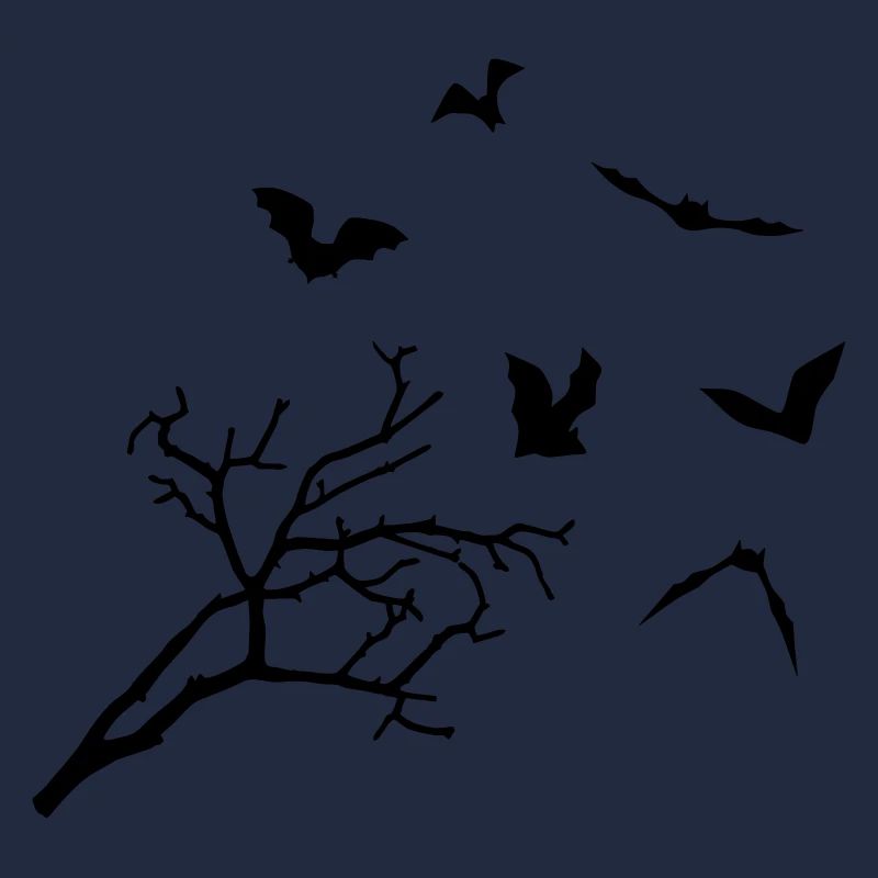 Fledermäuse und Baum, Fledermaus