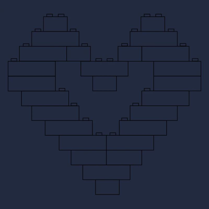 Blocs de coeur avec l’ouverture