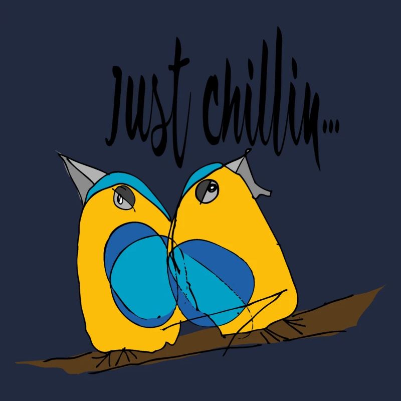 Vögel Brüder auf Chill