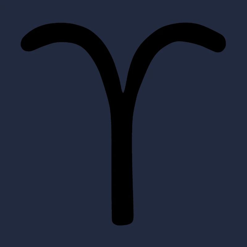 Astrologisches Symbol Aries, Widder