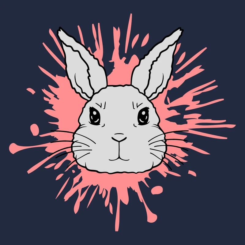 Farbklecks Tropfen Hase Spritzer