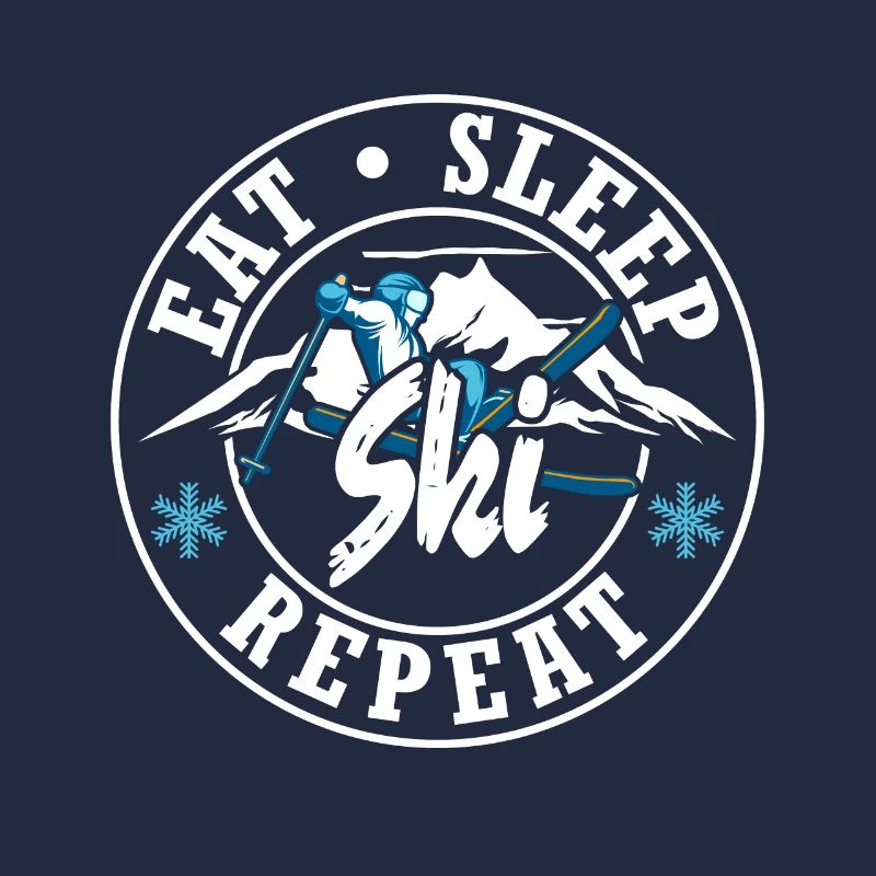 Vacances de ski Manger dormir Ski Répéter