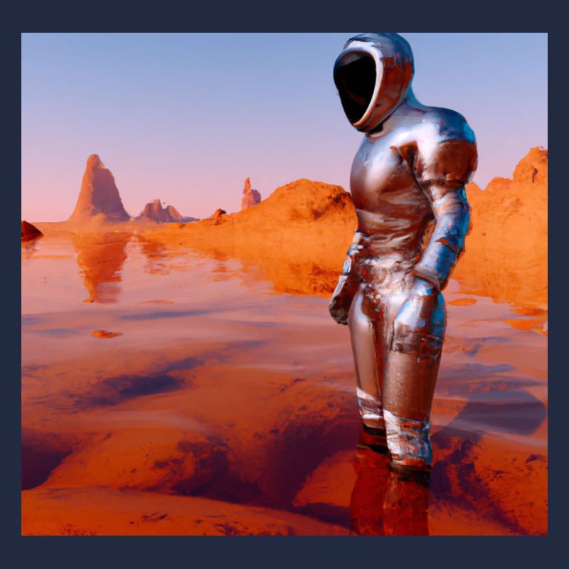 Diver on Mars