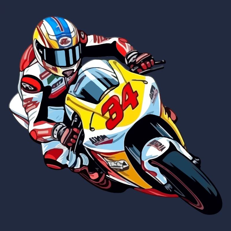 Racing motorcycle n 34
