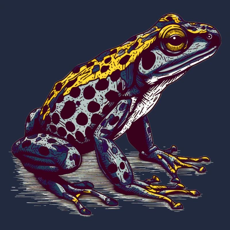 Der giftige Pfeilgiftfrosch lebt in den Tropen