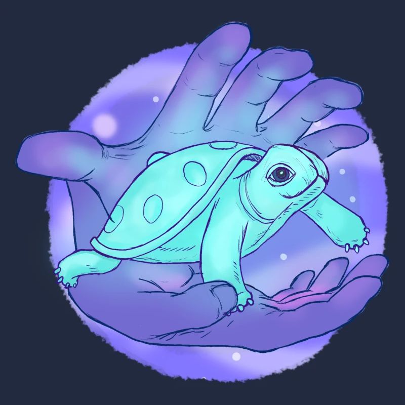 Cute Handpan Turtle