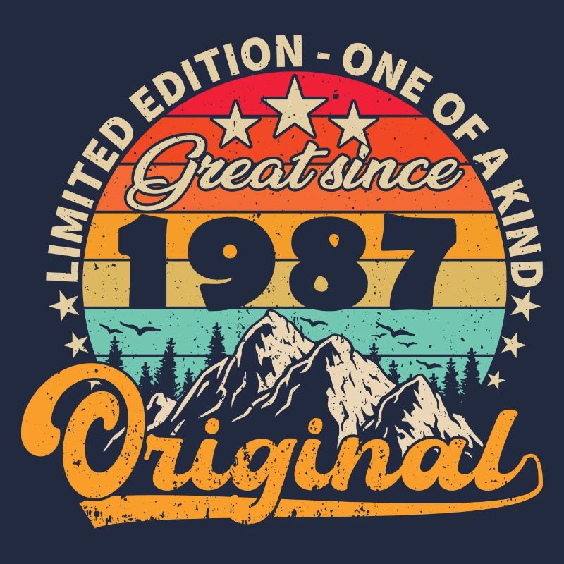 Vintage Born 1987 Geburtstagsgeschenk.
