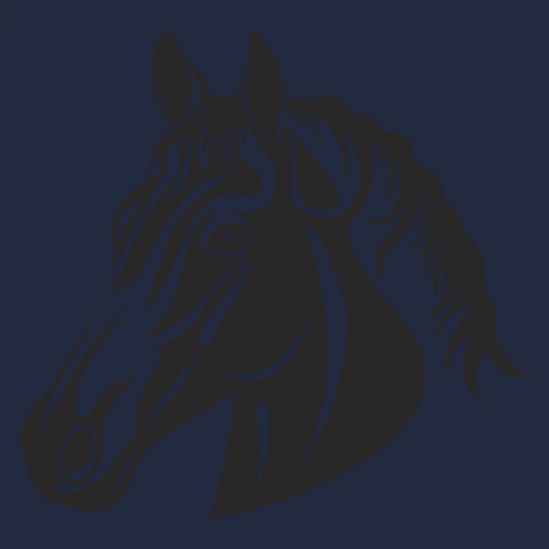 Silhouette de cheval
