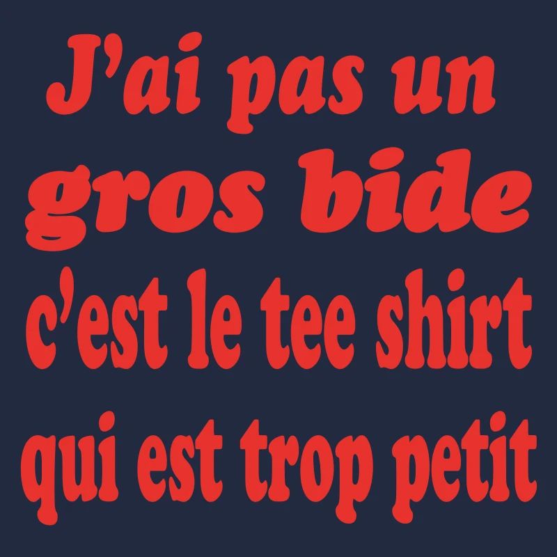 T-Shirt mit großem Bauch zu klein