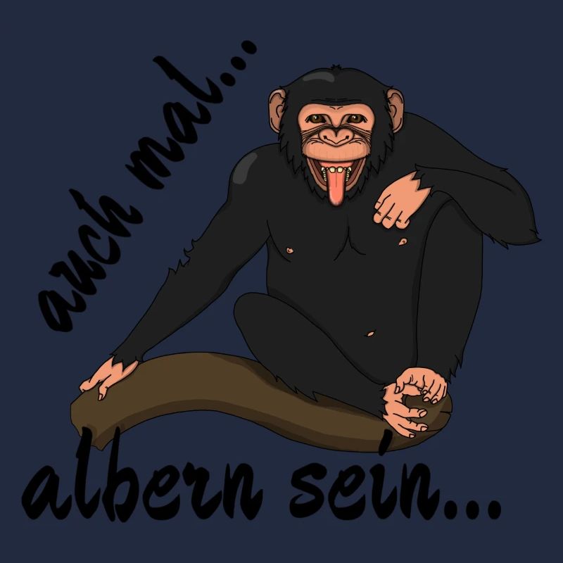Schimpanse "auch mal albern sein..."