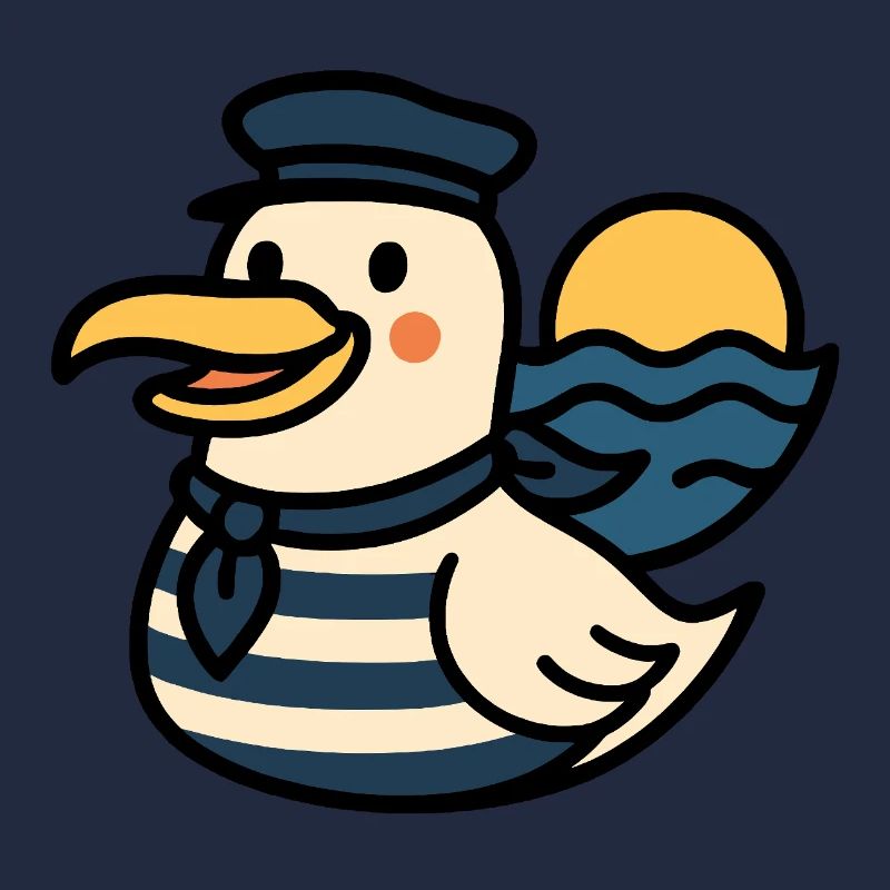 Möwe Minimalistisch Norddeutschland