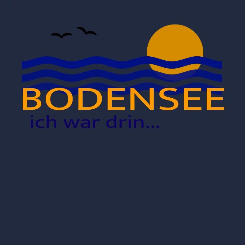 Bodensee ich war drin Souvenir Idee