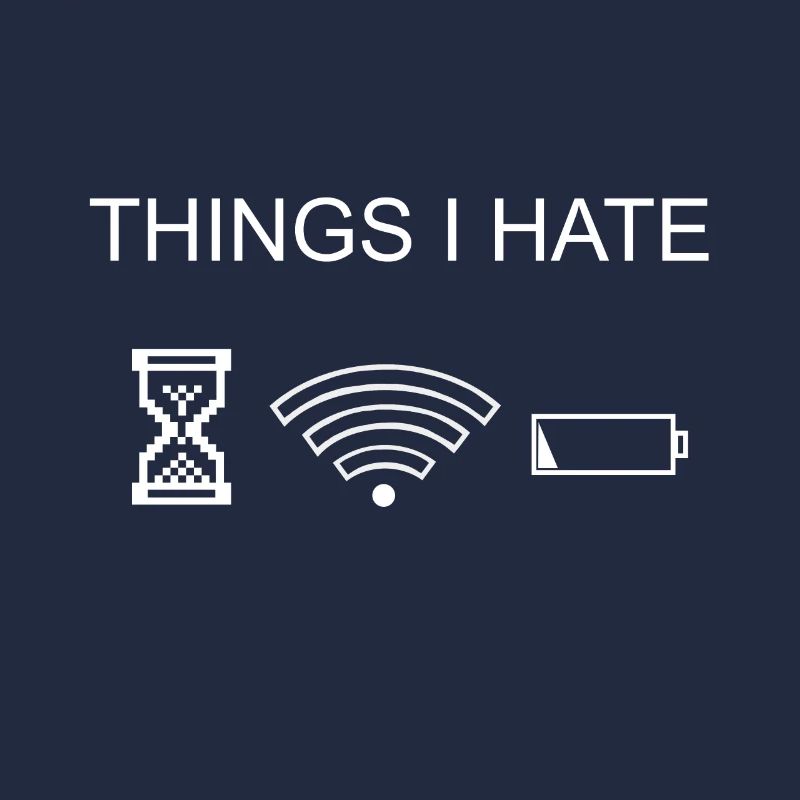 Divertente programmatore Gamer Things I HATE