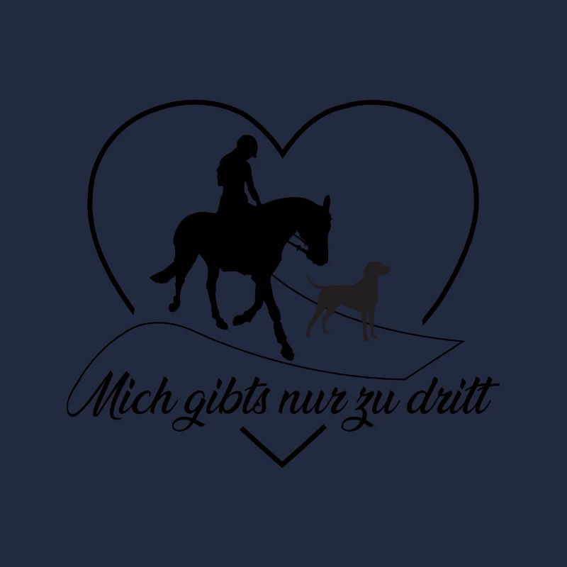 Hund & Pferd Tierliebe Damen/Mädchen Geschenkidee